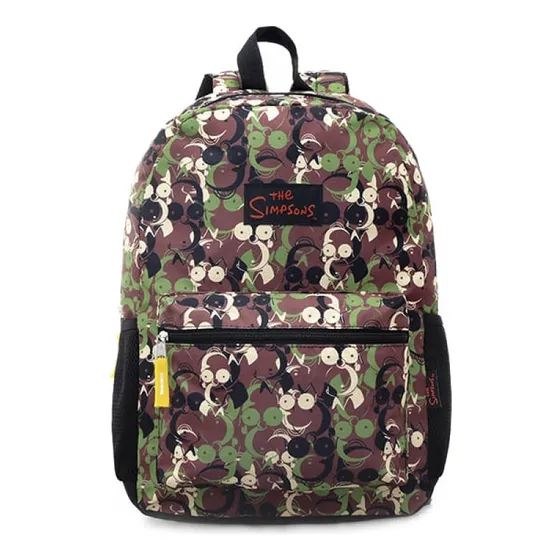 Morral Bolso Escolar Grande Para Niño Simpsons Homero Capi