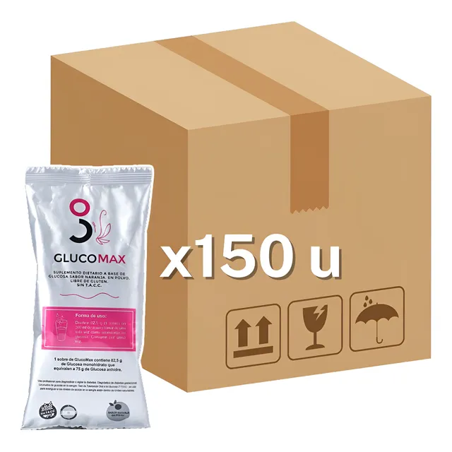Kit 150 Suplemento Dietario A Base De Glucosa Glucomax 82 Gr