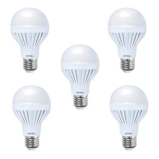 Foco Tipo Bulbo Power Led 5 Pzas Base E-27 Adir 2924 Foco Tipo Bulbo Power Led 5 Pzas Base E-27 Adir 2924