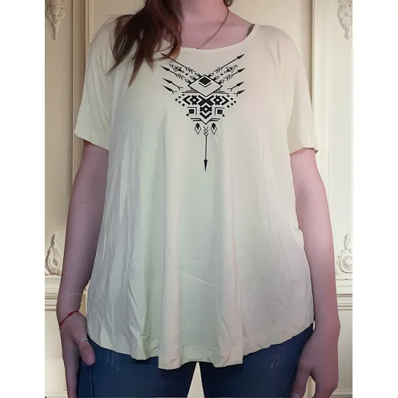 Remera Viscocrep Rombos Xl/xxl