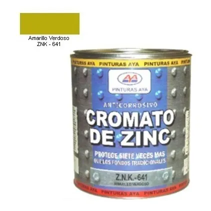 Fondo Cromato De Zinc Aya Alta Calidad Para Metales Galon