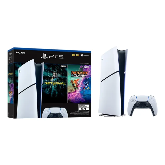 Consola Ps5 Sony Playstation 5 Slim 1tb Ed Digital + Bundle