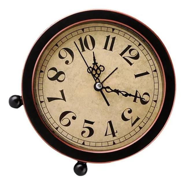 Reloj Despertador Retro Mesa Escritorio Luz Nocturna Para