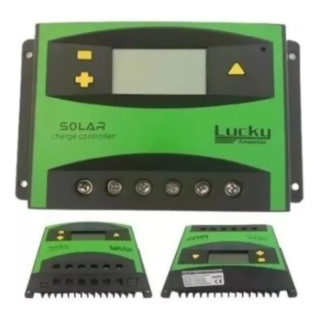 Comprar Controlador De Carga Solar Pwm 40a 12-24v 2 Usb