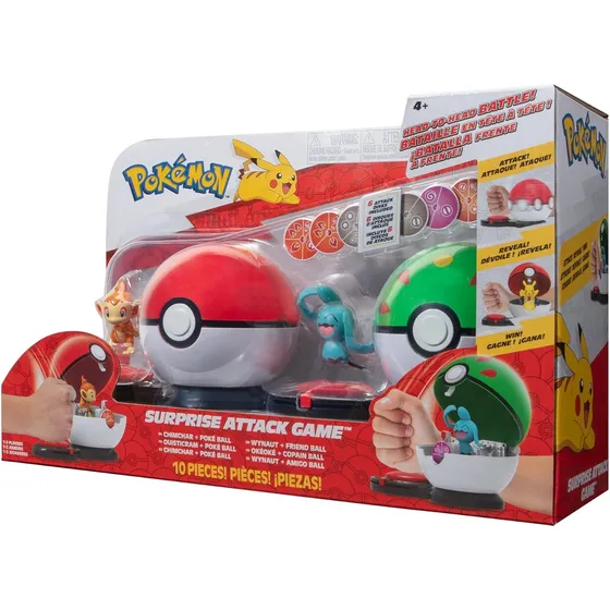 Pokemon Battle Ready Game Fig + Poke Ball Int Pkw2474