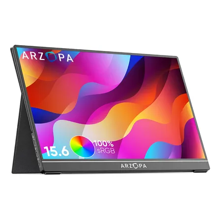 Monitor Gamer Arzopa A1 Gamut Con Pantalla De 15.6"" 60Hz Y
