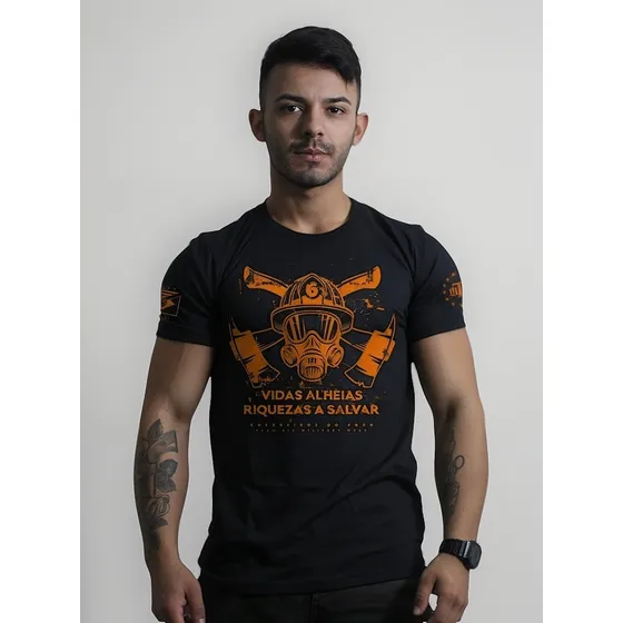 Camisa Militar Bombeiros Vidas Alheias Riquezas A Salvar