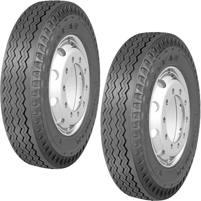 Paquete De 2 Llantas Goodyear Tragaleguas 7.50r17 10c Msi