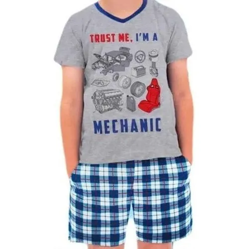 Molde Digital Short Pijama Niños Patron Pack Talles 2 Al 16