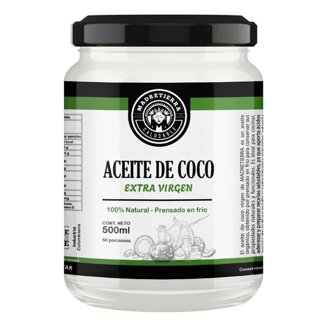 Aceite De Coco Virgen X 500ml