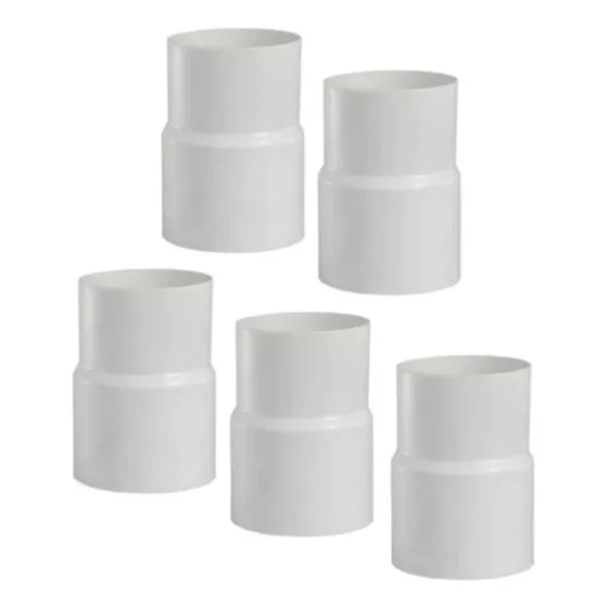 Reduccion Pvc Sanitaria 110 X 100 Blanca Termoformada X 5 Un