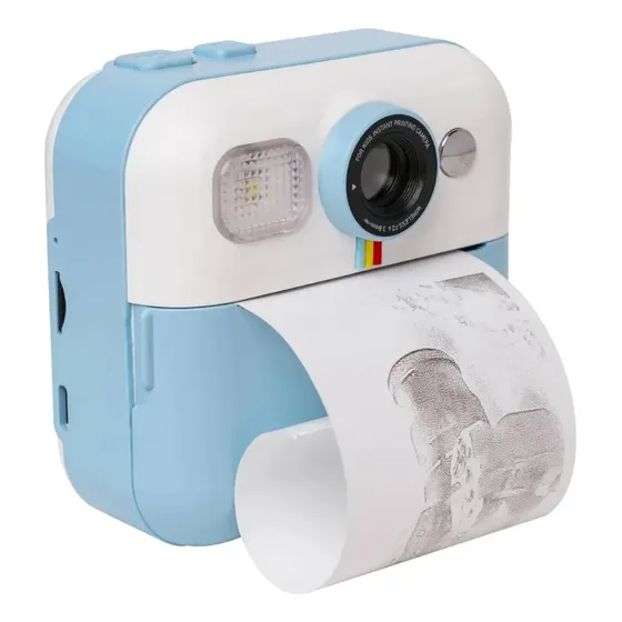 Camara Soligor Kids Celeste Con Impresora Y Lapices Celeste
