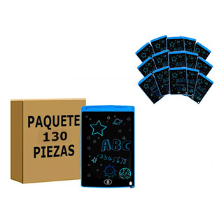 Tableta Lcd Dibujo Escritura Pizarra Magica Lapiz 130 Piezas Tableta Lcd Dibujo Escritura Pizarra Magica Lapiz 130 Piezas