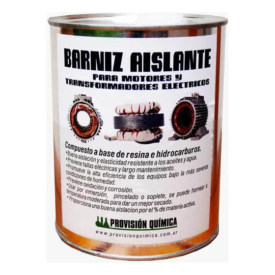 Barniz Aislante Motores Eléctricos X 5 Litros