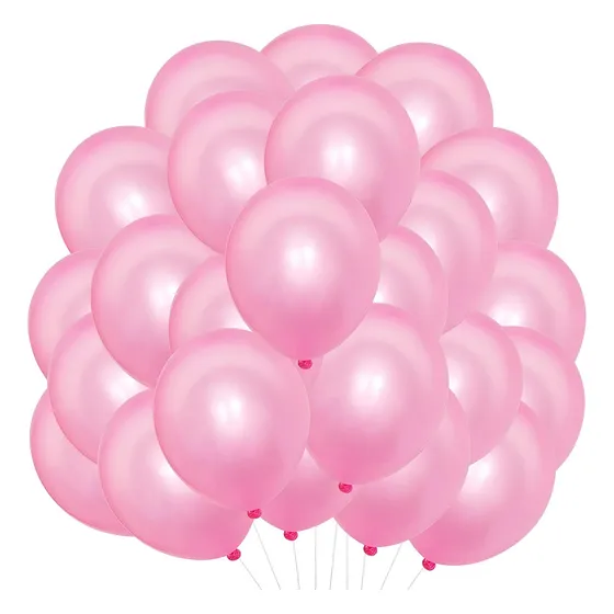 Pack 50 Set De Cumpleaños Globos Cumpleaños Globo Metalizado Globos Metalizados Cotillon Fiestas Accesorios Para Fiesta Globos De Cumpleaños Set De Globos Decoración Globos Color rosado Pasteleriuscl