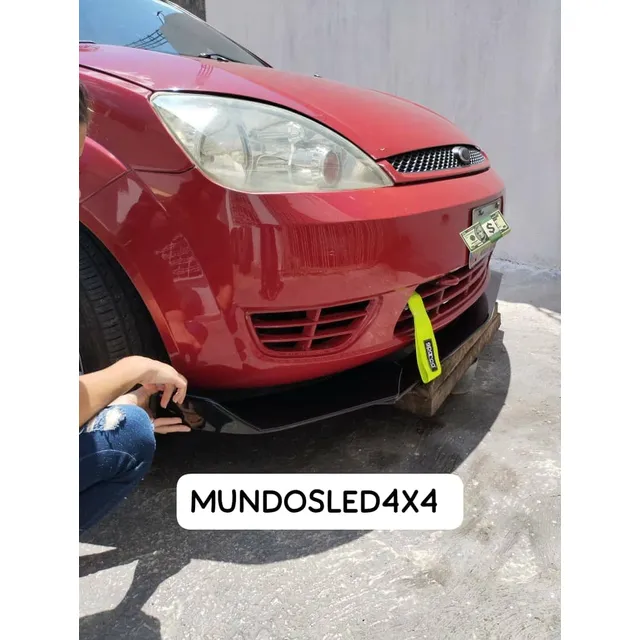 Spoiler Lip Delantero Babero Estribos Para Fiesta Corsa Aveo