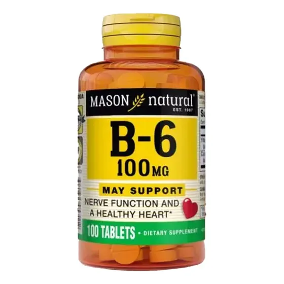 B-6 100mg - Mason X100 Tab Sin Sabor