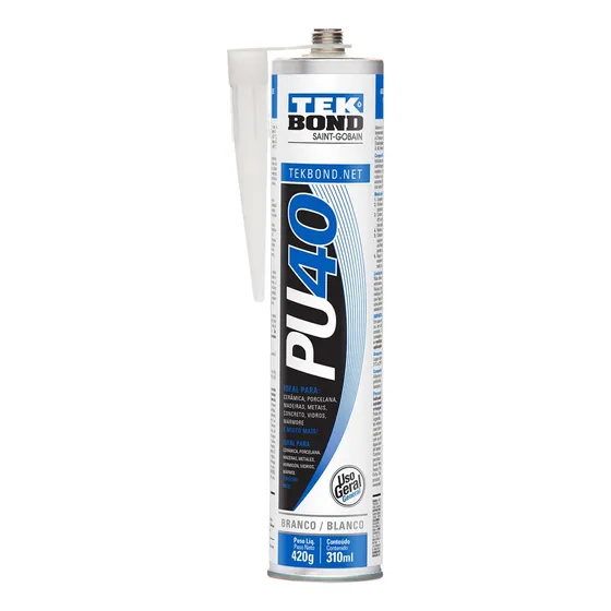 Sellador Poliuretano Pu40 Blanco Tekbond 420gr