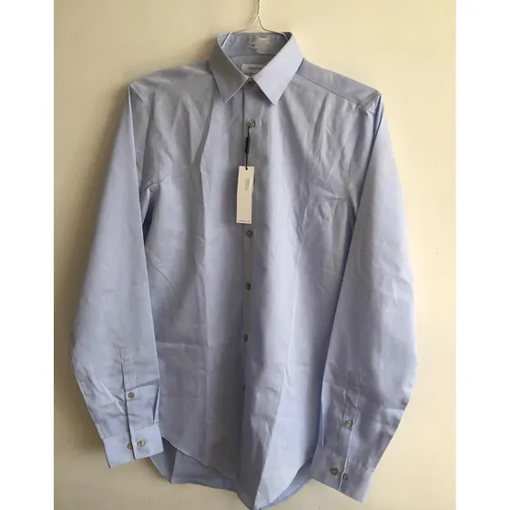 Camisa Calvin Klein  Blue Slim Fit Hombre 