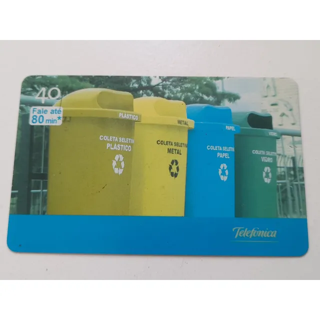 Cartão Telefônico Reciclagem Sao Paulo Em Números Lixo