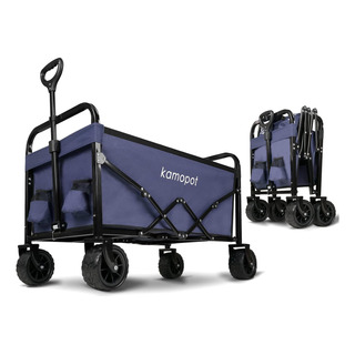 Carrito Plegable Para Playa/jardín, 100 Kg Resistente Con Po Carrito Plegable Para Playa/jardín, 100 Kg Resistente Con Po