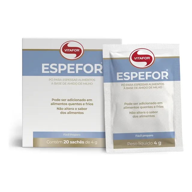 Espefor 20 Sachês 4g Espessante Em Pó - Vitafor