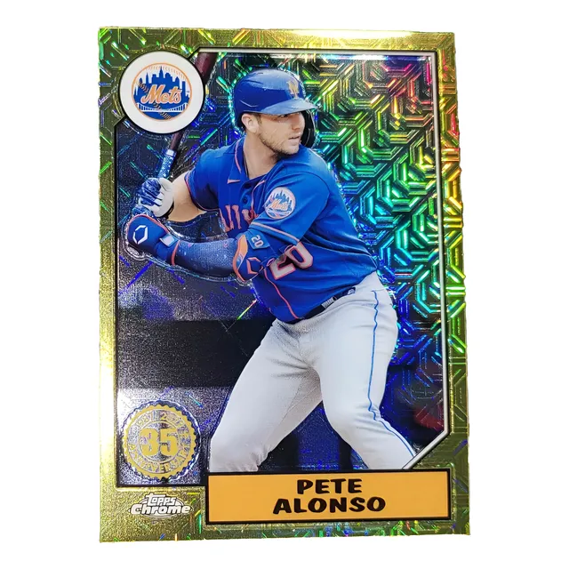 Cv Pete Alonso 2022 Topps Chrome Silver Refractor Diseño '87