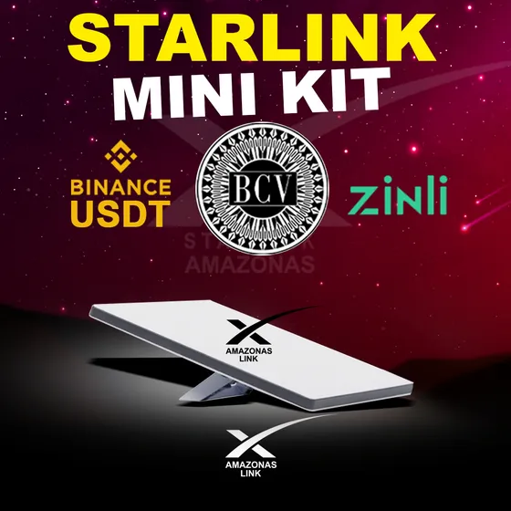 Equipo Starlink Mini Internet Satelital A Bcv Usdt Zinli