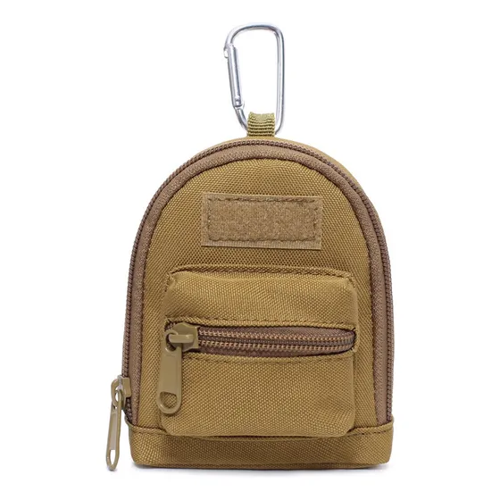 Monedero, Minibolsa Táctica, Monedero Portátil, Con Llave