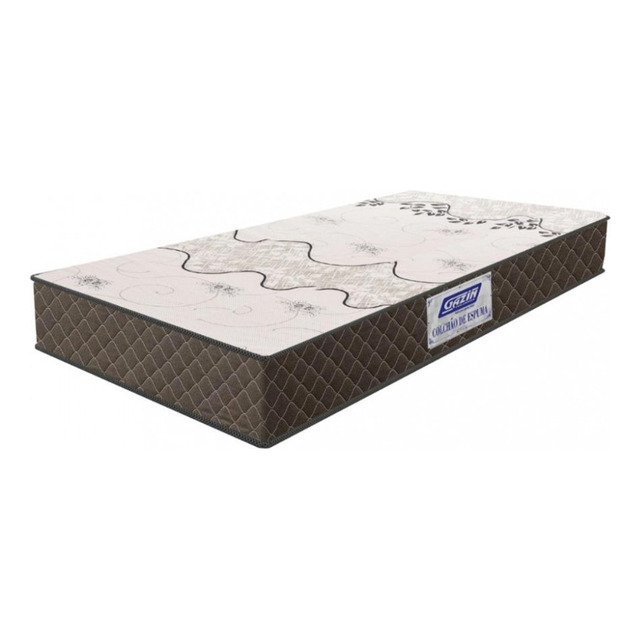 Colchão Solteiro 88cm Espuma D20 Supreme Gazin Cor Marrom Colchão Solteiro 88cm Espuma D20 Supreme Gazin Cor Marrom