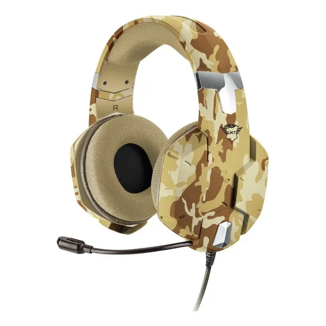 Audifono Gamer Trust Gxt 322d 3.5mm Pc Laptop Ps4 Xbox One Color Desert camo Luz NA