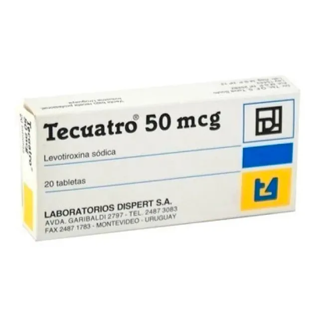 Tecuatro® 75mcg X 20 Comprimidos - Levotiroxina