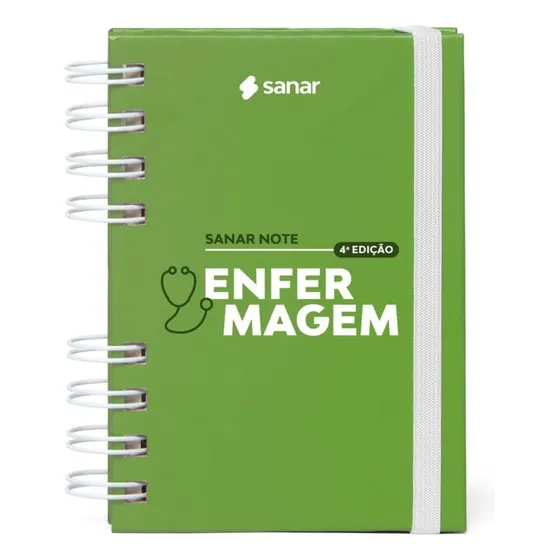 Sanar Note Enfermagem Guia De Bolso - Capa Dura