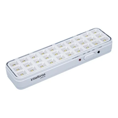 Luz de emergencia Intelbras LDE 30L LED con batería recargable 2 W 220V blanco
