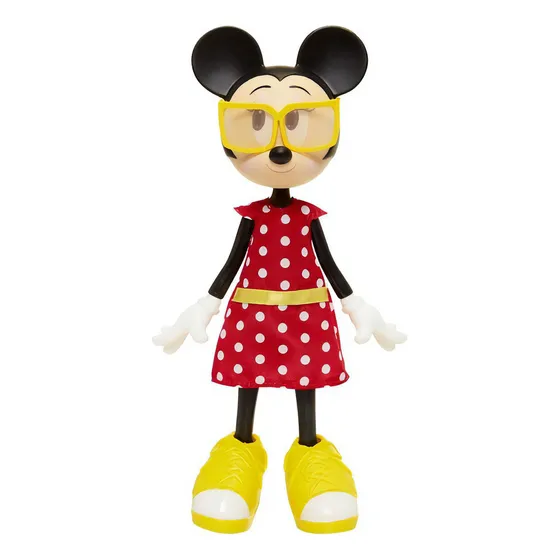 Muñeca Minnie Mouse Articulada Rojo Deslumbrante Wabro