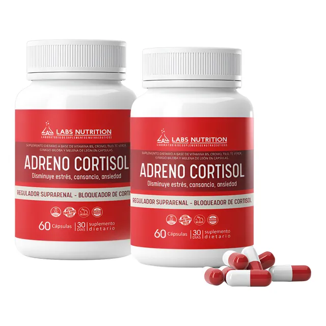 Pack X2 Adreno Cortisol - Regulador Cortisol (120 Capsulas)