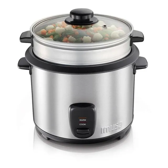 Arrocera Inox Pl 10tazas Imusa 5861027271 110V