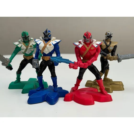 Juguete Mc Donalds Power Rangers Samurai Colección Completa