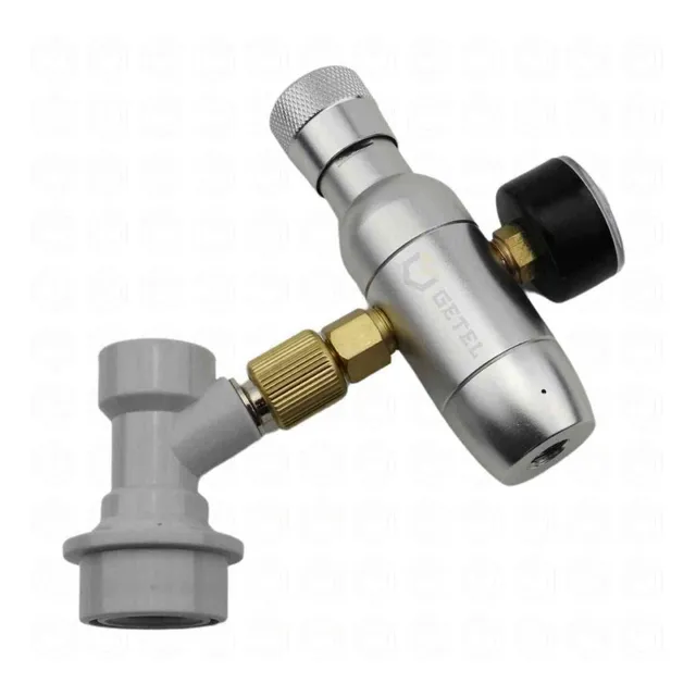 Mini-reguladora De Co2 Com Manômetro + Ball-lock De Gás