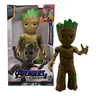 Action Figure Groot 30cm Articulado - Sons E Movimento Action Figure Groot 30cm Articulado - Sons E Movimento