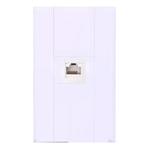 Conector Rj45 Cat5e Para Cable De Red Muralla Pared