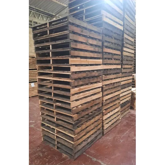 Paletas Usadas Oferta, De Carga Madera. 1,20 X 1,20 Mts.3 L