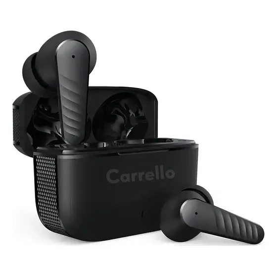 Auriculares In-ear Gamer Inalámbrico Carrello T8 Pro Color Negro Luz Azul