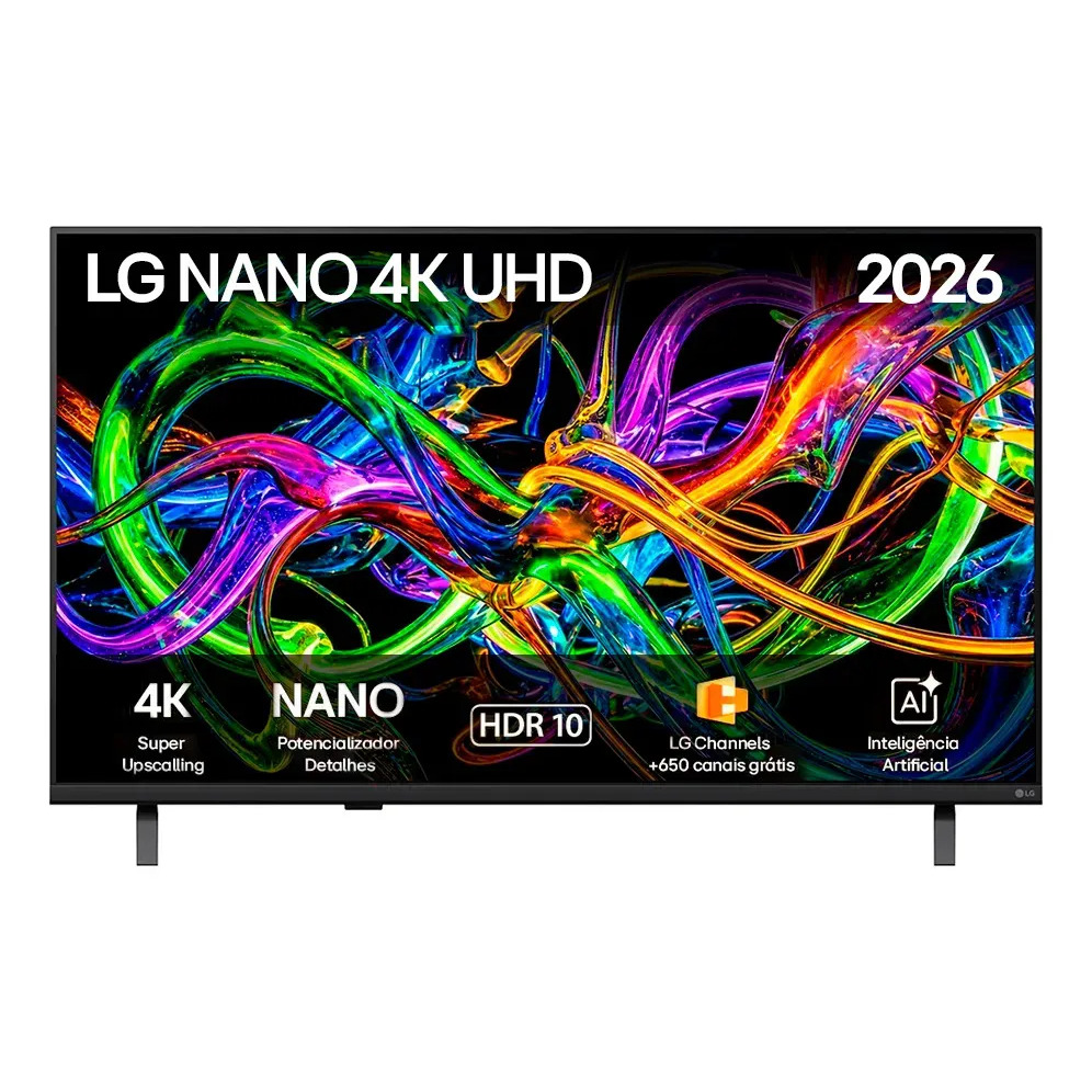 Smart TV LG 43'' 4K UHD com Nano Cell e AI