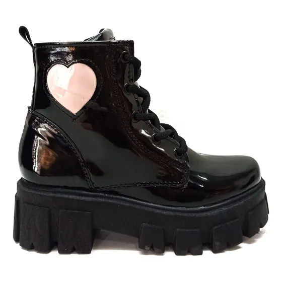 Borcegos Botas De Nena Botitas Con Cordones Comodo Livianos