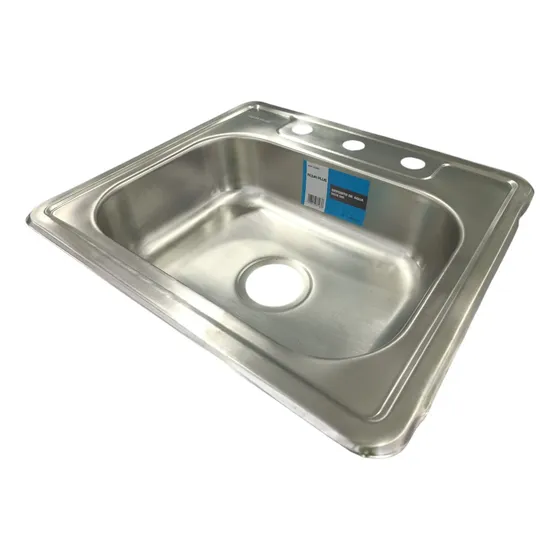 Fregadero Lavaplato Sencillo Acero Una Tina (53x48x15cm)