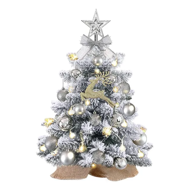 Mini Árbol De Navidad Luces, Árbol De Navidad De Mesa...