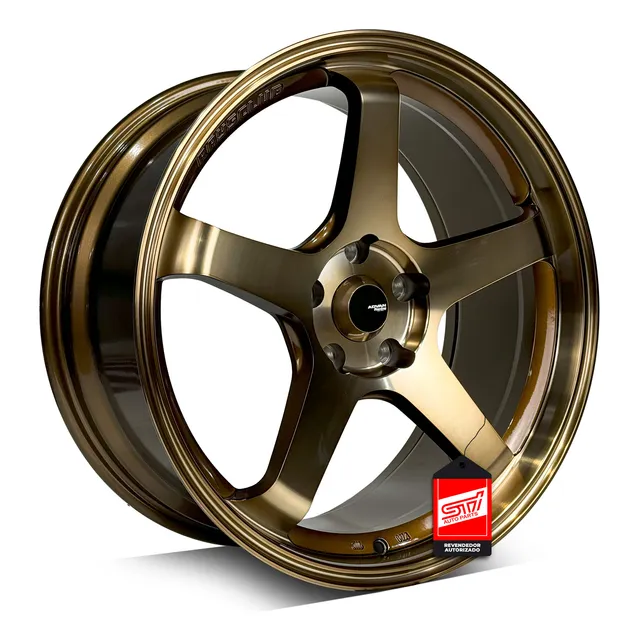 Par Roda Advan Racing Aro 19x8.5 5x114 Et 30 9.2kg Bronze