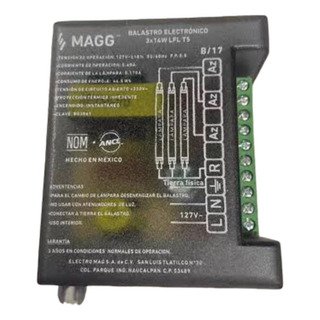 Balastra Electrónica Marca Magg 3x14w Lfl T5 Nuevo En Caja Balastra Electrónica Marca Magg 3x14w Lfl T5 Nuevo En Caja