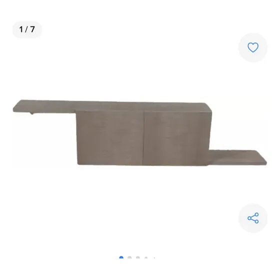 Mueble Tv Madhier Lino Clásico 45  2 Puertas Mdf 122 Cm